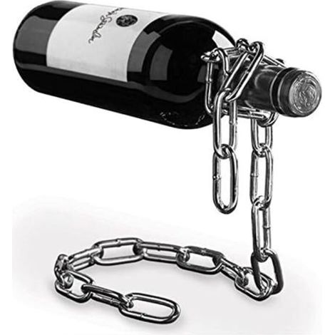 Porte-Bouteille de vin, Chaîne Magique, EN ACIER INOXYDABLE de vin Bouteille de Vin