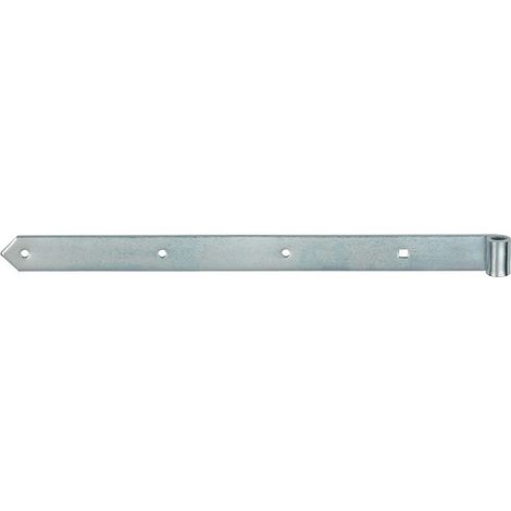 Cerniera da negozio larghezza 37 mm lunghezza 500 mm spessore 5 mm acciaio zincato blu semi-pesante VORMANN
