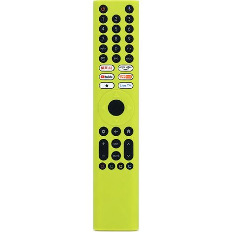 Housse en Silicone Jaune pour Télécommande TV Compatible Xiaomi XMRM-P3, Phosphorescente (1/5)