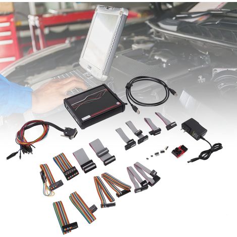 Outil de reprogrammation OBD2 pour calculateur moteur + programmateur KESS 5.017 K-TAG (UE) (prise US : 100-240 V) (1/5)