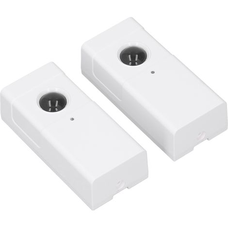 Capteur infrarouge pour ouvre-porte 940 nm, portée 30 m, cellule photoélectrique à faisceau unique, détecteur infrarouge de portail 12-24 V pour la sécurité domestique, blanc (1/5)