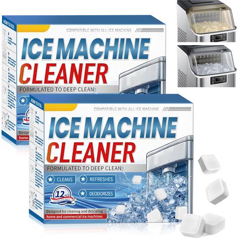 Lot De 24 Nettoyants pour Machine à Glaçons, Nettoyage en Profondeur (1/5)
