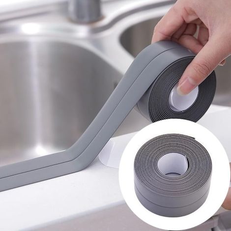 Dichtungsband für Küche & Bad (22 mm x 3,2 m) – Grau (1/5)