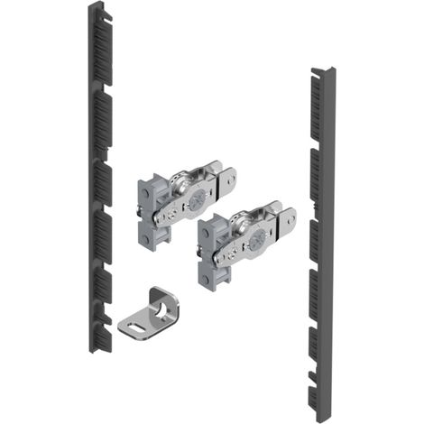 HETTICH AvanTech YOU Frontverbinder Zarge Innenfrontprofil H 187 anthrazit (1/2)