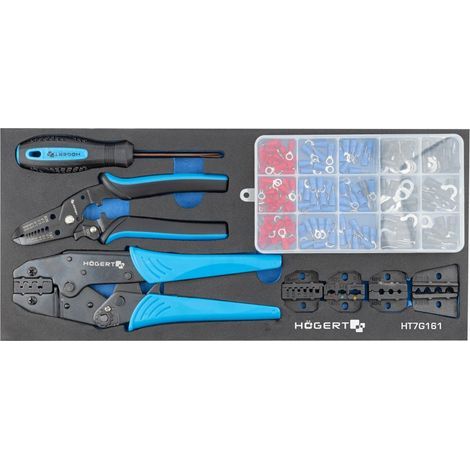Kit de sertissage De Bornes à sertir rondes (158 pcs.) Ht7g161