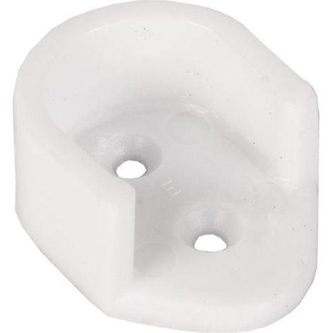COFAN bl 2 uds soporte barra armario marrón   caja 10 unid. , Soportes Barra Armario en plástico color marrón y blanco envasado en blíster. (1/2)