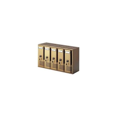 Cubo C5 Blocchiera Bronzo ALUBOX