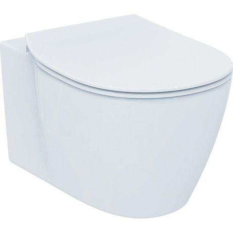 WC suspendu à fond creux CONNECT 360 x 540 x 340 mm, fixation invisible blanc IDEAL STANDARD