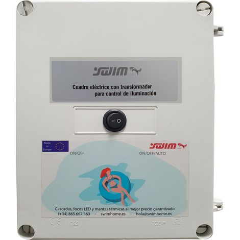Cuadro Eléctrico con transformador 350W/12V + Controlador iluminación