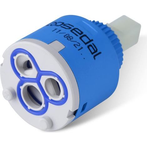 Noyau de valve en céramique, noyau de valve de robinet, adapté aux robinets de cuisine et de salle de bain (35 mm) (1/5)