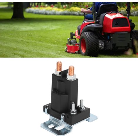 Interrupteur de démarrage 100 A, relais à bornes, électrovanne de démarrage pour tracteur de pelouse, électrovanne de démarrage pour tondeuse à gazon, 24 V (1/5)