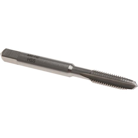 Rs Pro – Taraud M6 HSS – Pas 1.0mm – Filetage métrique – Flûte droite pour acier – Usage professionnel – Prix pour 1 (1/2)