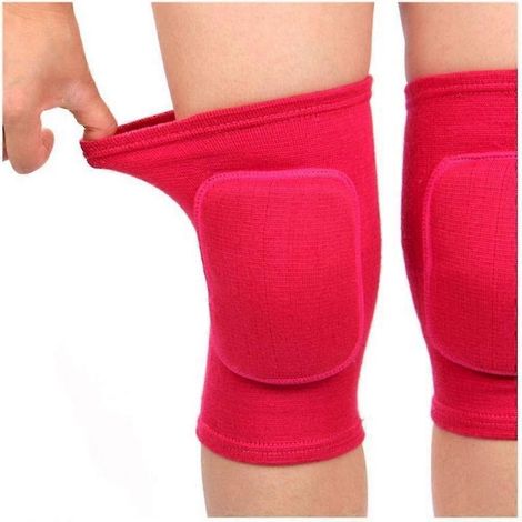 Genouillère de sport respirante avec protection élastique et rembourrage épais pour le soutien et la danse (1/5)