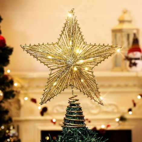 Étoile De Noël - Métal - LED - 25 cm - Couleurs Multiples - 1 Pièce (1/4)
