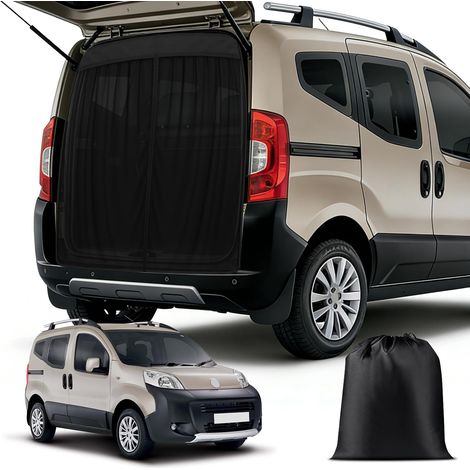 Moustiquaire Magnétique Personnalisée pour Peugeot Bipper/Citroen Nemo III 2007-2026, Moustiquaire Van pour Porte Arrière, Moustiquaire avec Fermeture éclair sur Porte Centrale,Pour Bipper Porte Arriè (1/5)