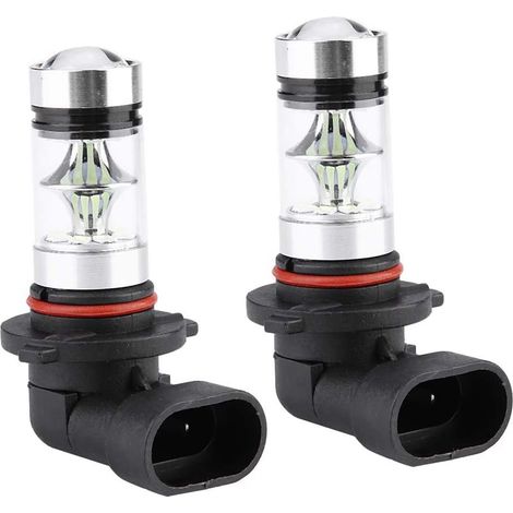 Ampoule De Feux Brouillard Avant 407, ampoule hb4, Ampoules de phares antibrouillard à LED, 2Pcs 9006 HB4 8000K Bleu g 100W Kit d'ampoules de phares à LED Fog Car Driving Light (1/5)