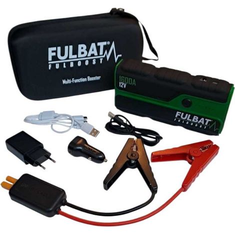 Arrancador multifunción, batería de respaldo, linterna Fulbat 15 000 mAh 12V