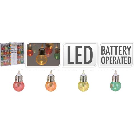 Éclairage LED avec 30 lampes multicolores