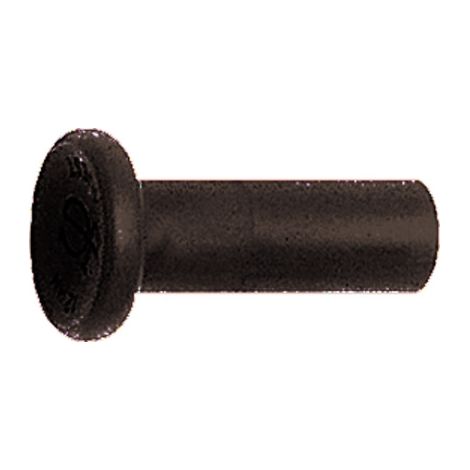 Riegler Verschlussstopfen POM, Stutzen 18 mm, Farbe schwarz (1/2)