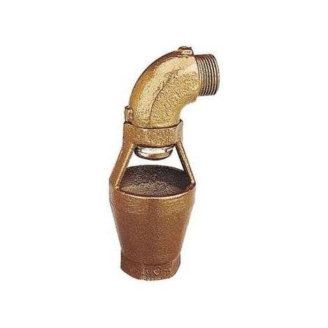 ENTONNOIR DE VIDANGE AVEC COUDE ORIENTABLE MF Taille : 3/4"