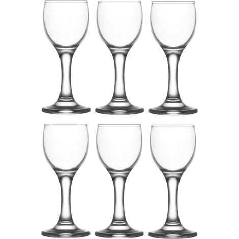 Verre Misket LAV, en verre, a liqueur, 55 ml, 46x112 mm, pack de 6 pieces (1/2)