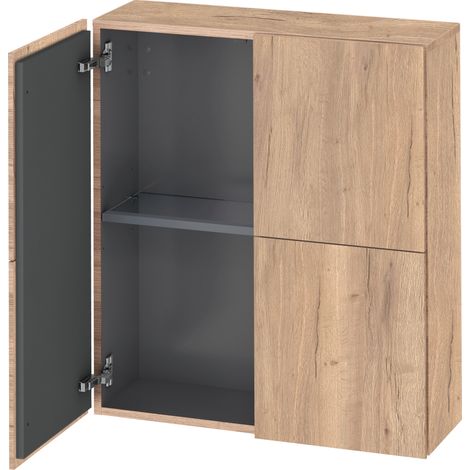 Duravit L-Cube armoires mi-hautes, 2 portes, 700x243x800mm,