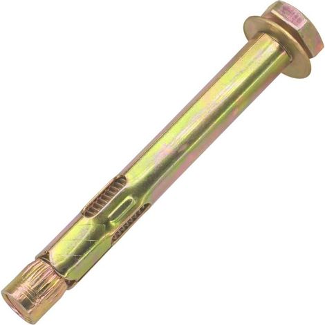 10 boulons d'expansion hexagonaux pour fixation sur murs en béton et maçonnerie (M10 x 100 mm) (1/5)