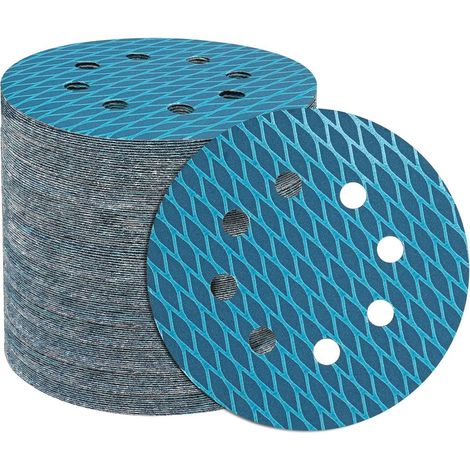 Schleifpapier 125mm Klett 150 Körnung Zirkonoxid 100 Stück (1/5)