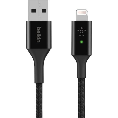 SMART LED USB-A TO LIGHTNING  BLACK