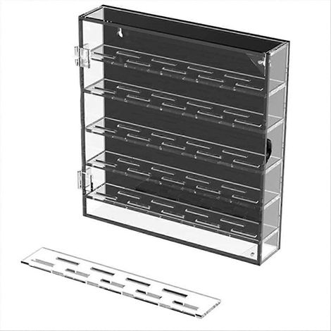 Münzsammelbox, 5-lagige Acrylvitrine, großes Fassungsvermögen für Münzen und Abzeichen (1/5)