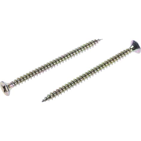 Vis à bois, 4.5mm, tête Fraisée 70mm, en Acier ( Prix pour Boîte de 100 )