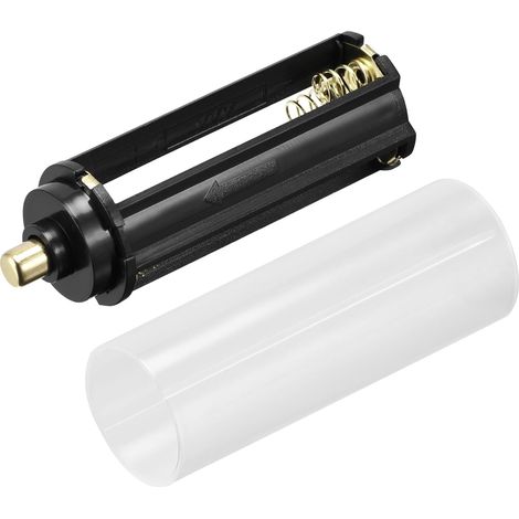 sourcing map AAA Batterie 3x1.5V Stockage Adaptateur Boîte 18650 Batterie Support Convertisseur pour AAA LED Lampe Poche 1 Ensemble (1/5)