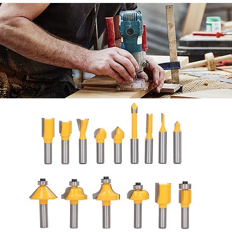 Set mit 15 DIY-Holzbohrern und -fräsern (8 Griffe) (1/5)
