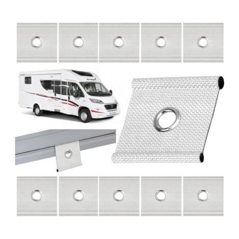 Set mit 12 Haken für Zierleisten - Zubehör für Markisen und Wohnwagen