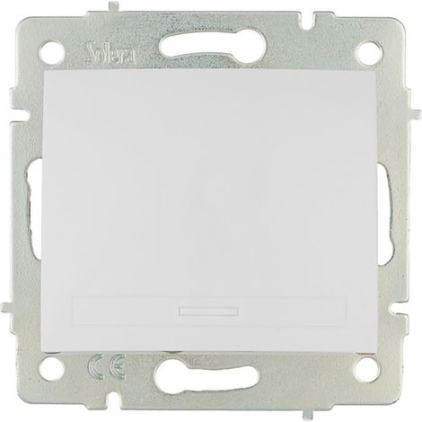 CONMUTADOR/INTERRUPTOR 10AX 250V 83x81mm S.EUROPA SOLERA ERP02QC (1/2)