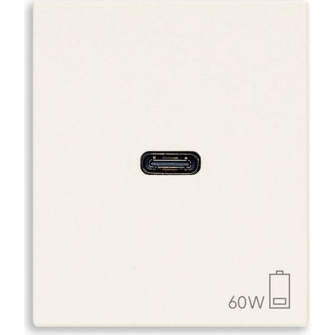 VIMAR - 30298.60B Alimentatore USB C 60W PD bianco