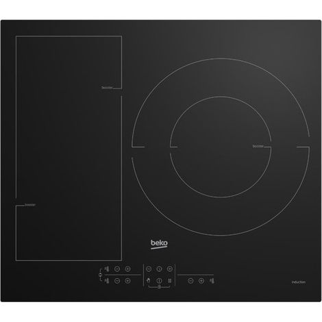 Placa inducción Beko HII63201FMT negro 58 cm 7200 W (1/2)