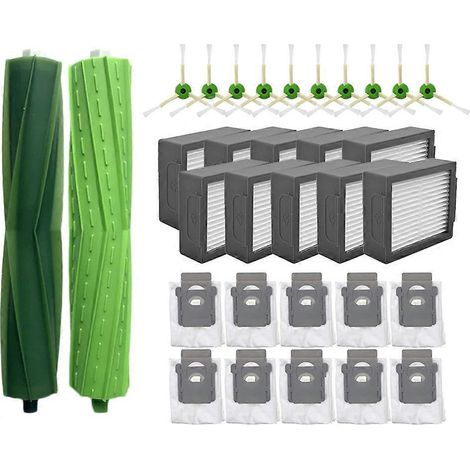 Filtre pour aspirateur brosse pour aspirateur Filtre de brosse pour aspirateur filtre de Romba J7+ / J7 J9+ Roller Side Brosse HEPA Filtre Sac à poussière Robot Aspirateur Spare Acc (1/5)