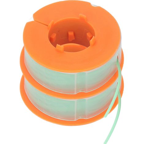 Lot de 2 bobines de fil de coupe en nylon pour tondeuse à gazon, accessoires de rechange compatibles avec BOSCH ART 30 et ART 30FA (vert). (1/5)