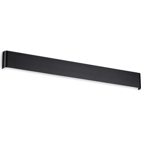 Ideal Lux DELTA 83 cm integrierte LED-Wandleuchte Schwarz, 3000 K