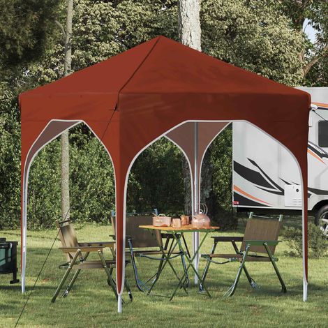 Teenpull – Pop-up Partyzelt 194 x 194 x 245 cm Terrakotta (1/5)