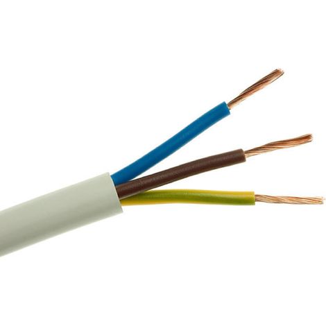 Cavo da officina H05VV-F (OWY) 3x2,5 żo bianco /tamburo/