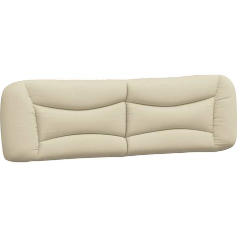 Coussin de tête de lit Hvar crème 180 cm tissu CFW49867 (1/5)