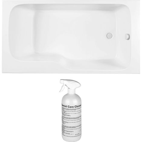 JACOB DELAFON Malice bañera ducha antideslizante + limpiafondos 170 x 90 versión derecha
