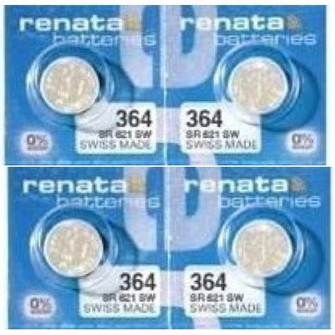 .4 Pile renata 364 SR621SW4 Pile renata 364 SR621SW.