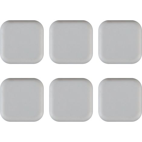 Stoppe-porte Auto-adhésif - Tampon Anti-choc pour Poignée de Porte - Protection Murale Silencieuse - Lot de 12 (1/5)