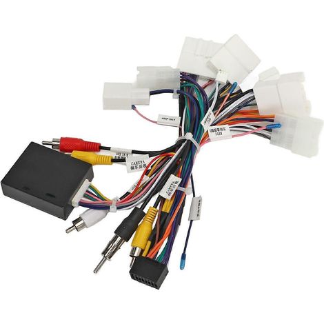 Faisceau de câblage pour autoradio avec adaptateur décodeur USB-CANBUS pour Camry, Corolla, RAV4, 4Runner et Tacoma