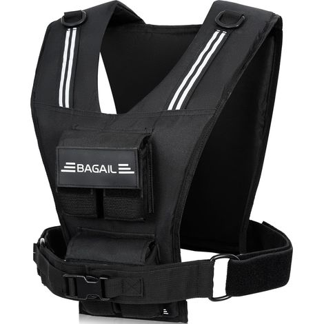 Gilet Lesté Pour La Musculation, Plaques De Fer Amovibles, Tour De Poitrine Réglable, Gilet De Fitness Robuste Pour Homme Et Femme,Le Yoga Et Les Exercices d'Aérobic. (1/5)
