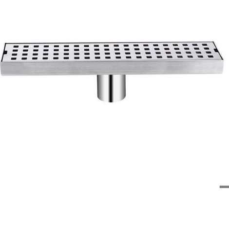 Caniveau De Douche - 30 Cm - Acier Inoxydable - Désodorisant - Filtre À Cheveux - 1 Pièce (1/4)