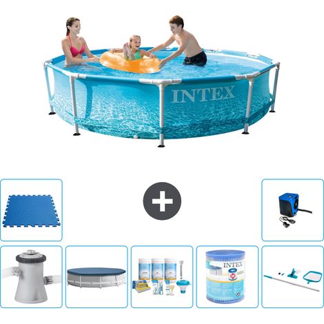 Intex Piscina con struttura Rotonda - 305x76 cm - 8-pezzi  S41403 (1/5)